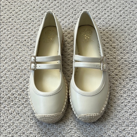 Vince Camuto Shoes - Vince Camuto Beige Double Strap Espadrilles